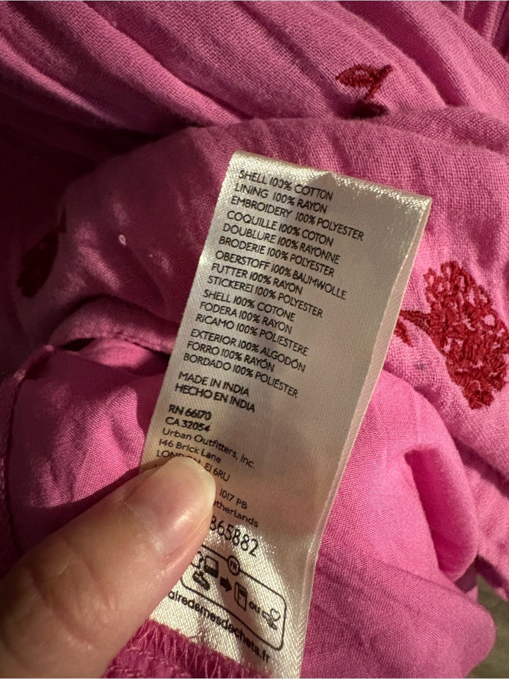 Free People Tory Embroidered Mini Dress - Picture 11 of 12